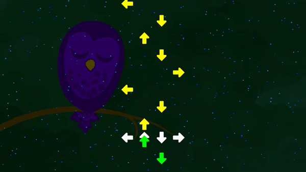 Animated gameplay cover for Rainy Rhythm, showing main game action